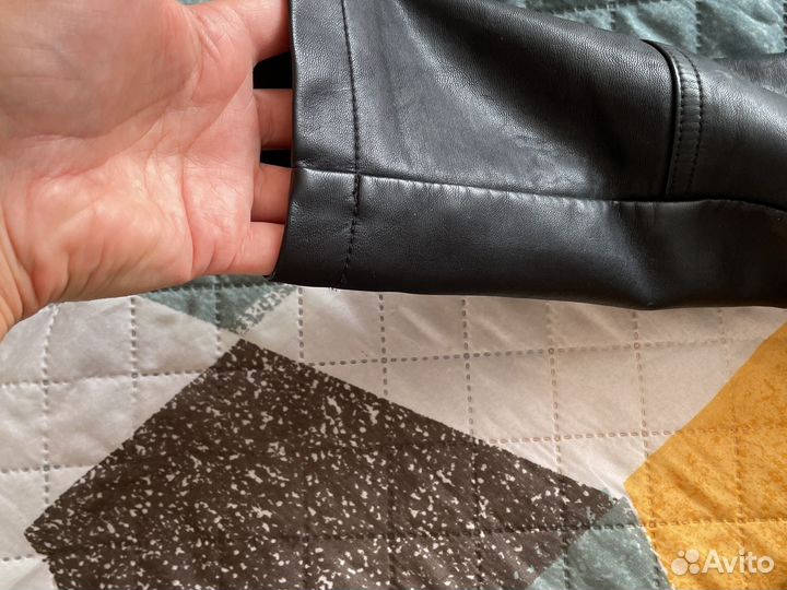 Кожаная куртка детская 122