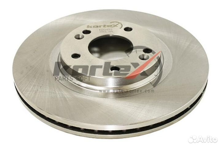 Kortex KD0499 Диск торм. hyundai tucson/KIA sportage 16- перед.вент.(d305mm)