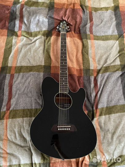 Гитара электроакустическая ibanez tcy10e-bk
