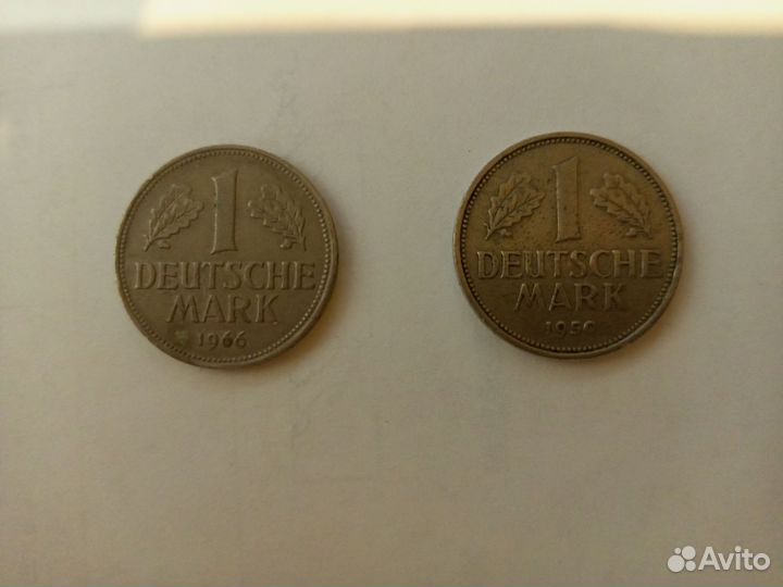 Немецкие марки 1950 и 1966гг