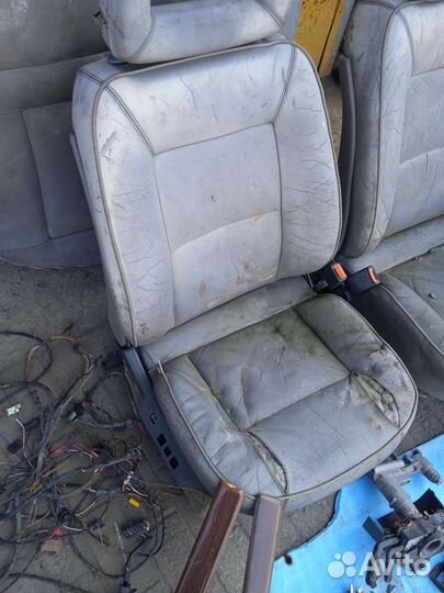 Сиденья салон кожа электро а 100
