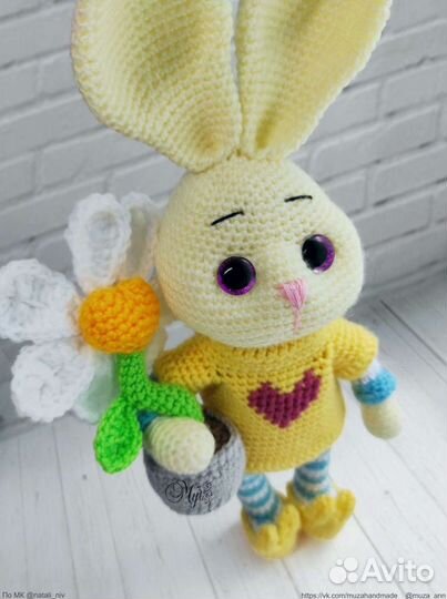 Зайка ручной работы