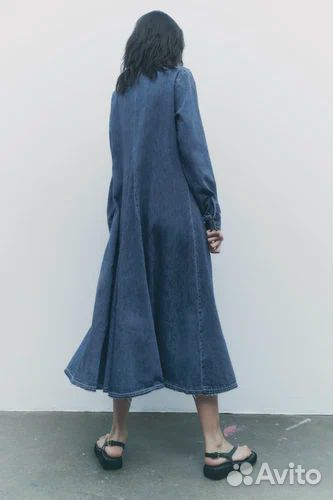 Zara Tilda denim dress новое, размер S. С бирками