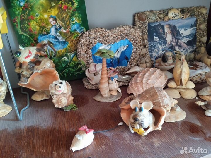 Статуэтки из ракушек