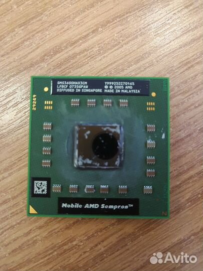 Процессор Mobile AMD Sempron 3600+ SMS3600HAX3CM