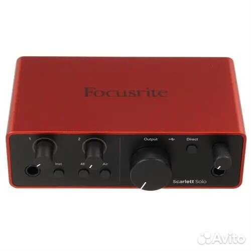 Звуковая карта focusrite scarlet solo 4th gen