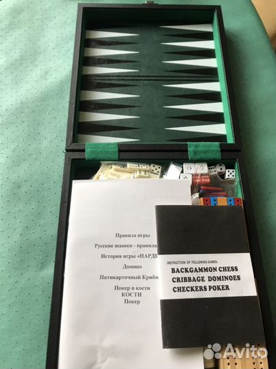 Новый набор 5 настольных игр