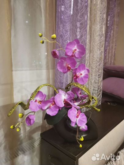 Композиция орхидея искусственная