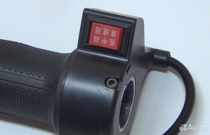 Ручка газа для электровелосипеда с кнопкой 3-х пз