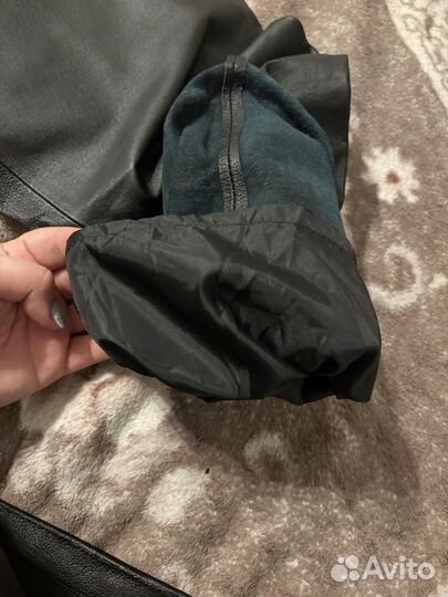 Новые кожаные штаны 54 р-р