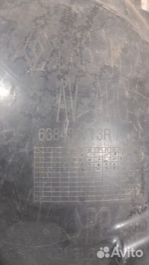 Подкрылок передний левый Renault Fluence С 2009 По