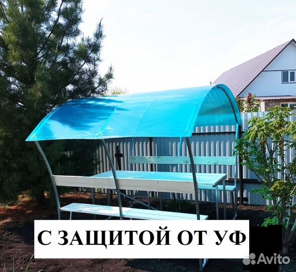 Беседка Грибок из поликарбоната