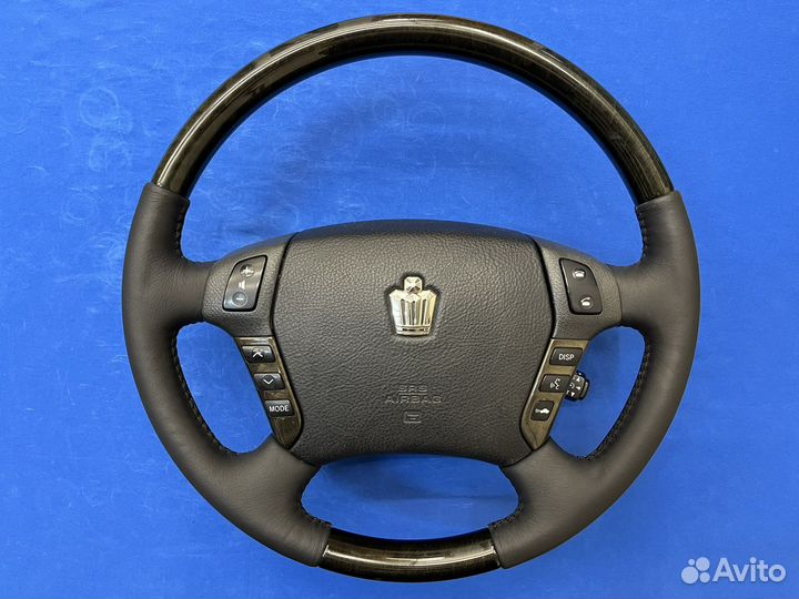 Мультируль с косточкой дерево и подогревом Toyota