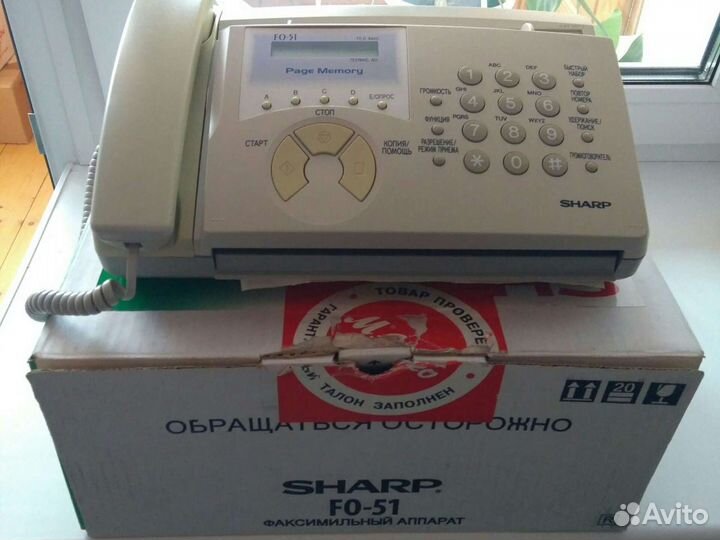 Телефон-Факс sharp F0-51