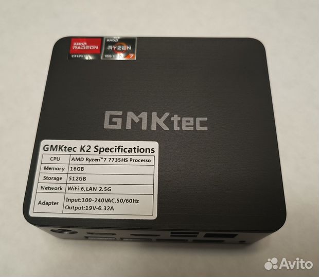 Мини пк K2 (AMD Ryzen 7, RAM 16гб,SSD 512гб,DDR5)