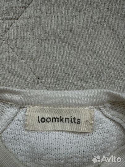 Loomknits комбинезон 62 с чепчиком