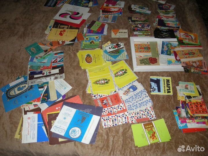 Обертки от шоколада и конфет СССР