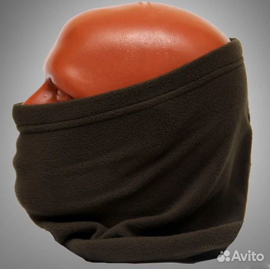 Снуд флисовый бафф (шарф труба) зимний