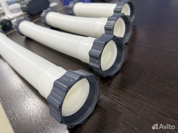 Шланг с муфтой для бассейна от 25см до 450см