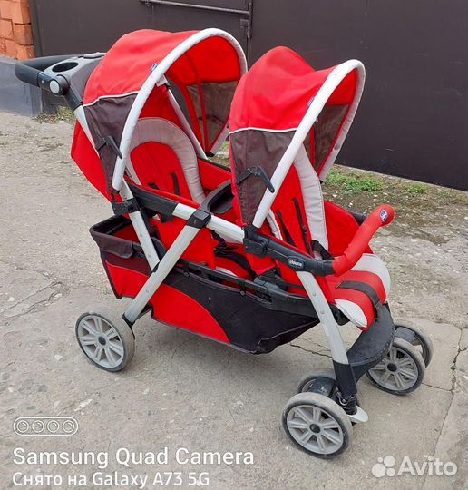 Коляска для двойни