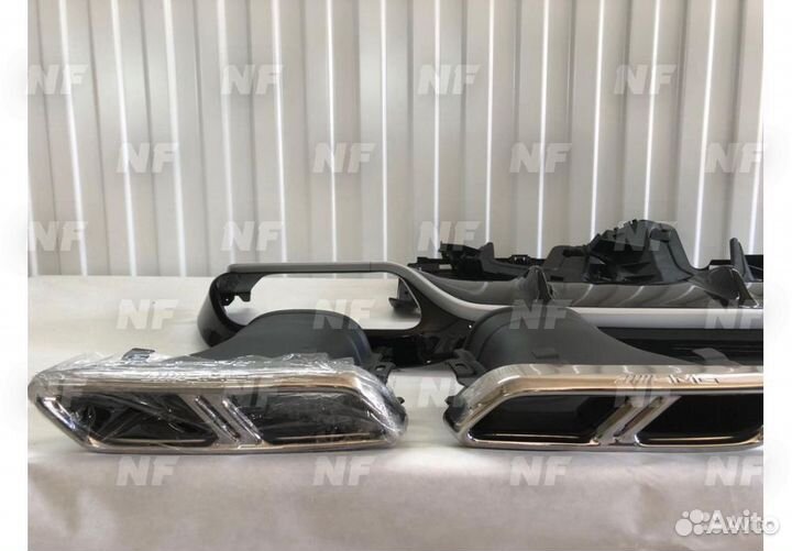 Диффузор с насадками 63 S AMG Mercedes W213