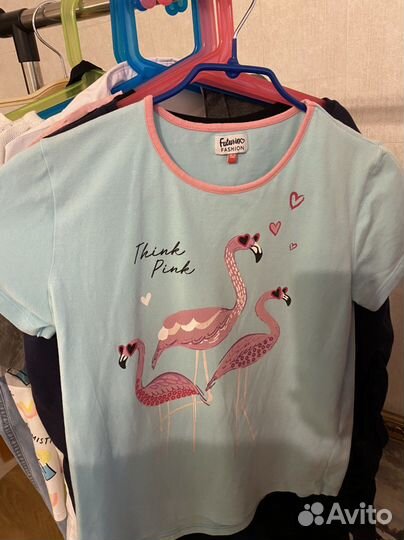 Большой пакет одежды на девочку подростка