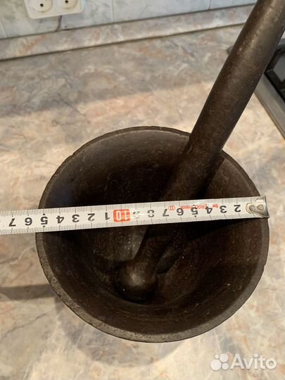 Старинная ступка и пестик