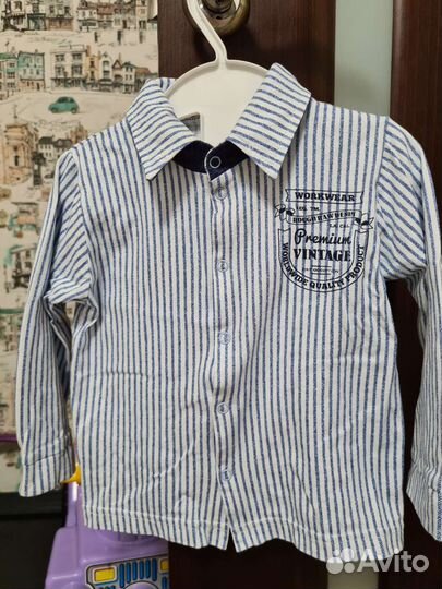 Рубашка для мальчика 92 98