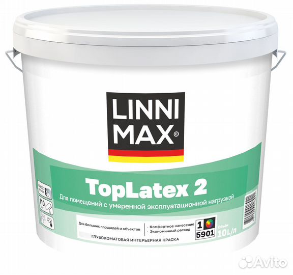 Фасадная краска linnimax TopLatex 5