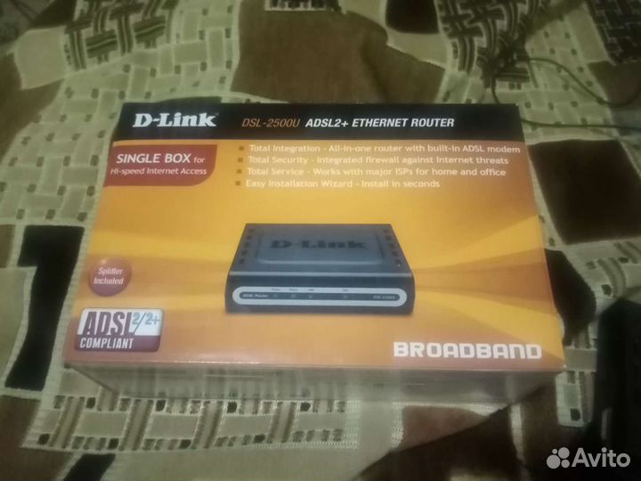 D-Link DLS2-2500U adls2+ethernet router