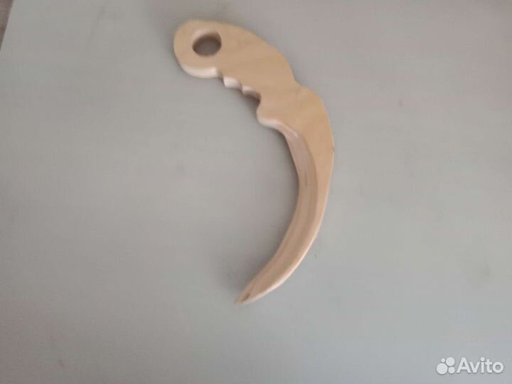 Деревянный нож керамбит самодельный