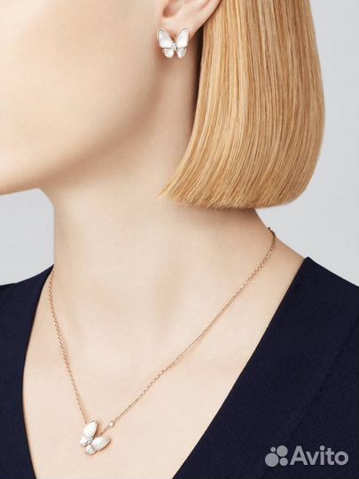Серьги van cleef