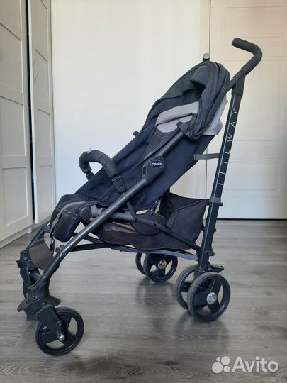 Коляска chicco Lite Way3 прогулочная трость