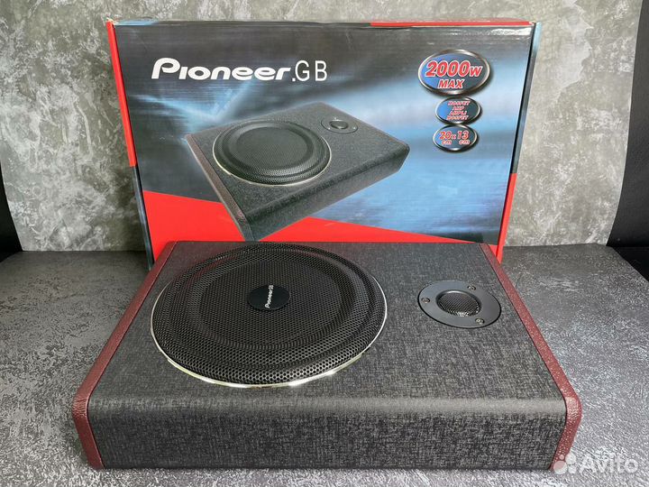 Активный сабвуфер под сиденье pioneer новый