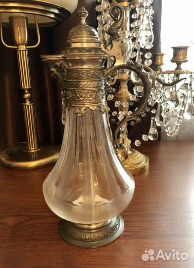 Антикварный декантер, Франция