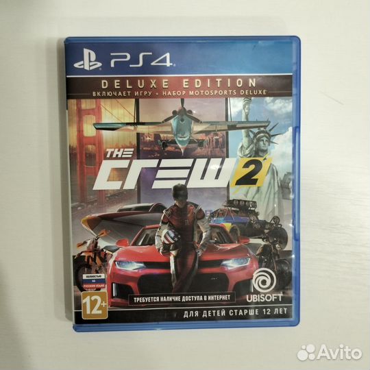 Игра, диск для PS4 The Crew 2 Deluxe Edition