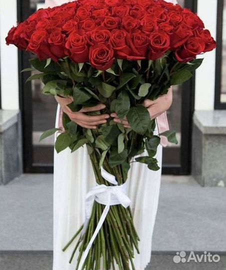 Высокие розы Доставка цветов