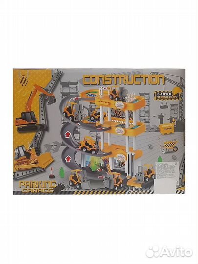 Игровой набор Автопарковка с машинками Construction (свет, звук) 4А-4