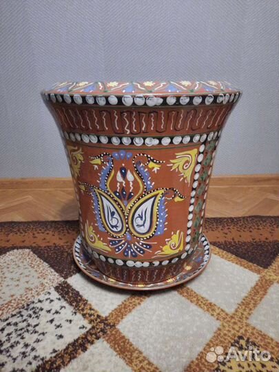 Горшок для цветов керамика