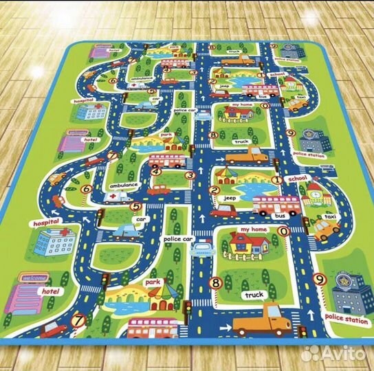 Детский коврик 200*180 см