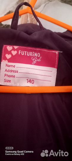 Куртка на девочку 140 весна