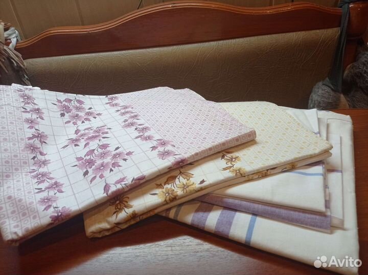 Постельное белье лен, хлопок СССР