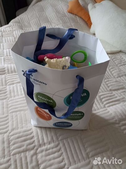 Игрушки погремушки для малышей пакетом