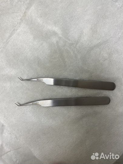 Пинцет для ресниц osada ручная заточка