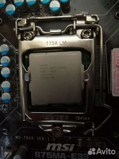 Материнская плата 1155 с процессором i5