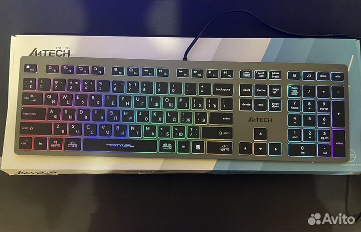 Клавиатура a4tech fx60 с подсветкой