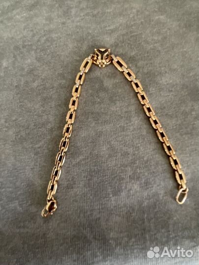 Золотой браслет с бриллиантами