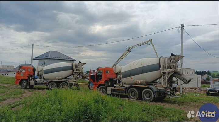 Доставка бетона миксером от 1 куба