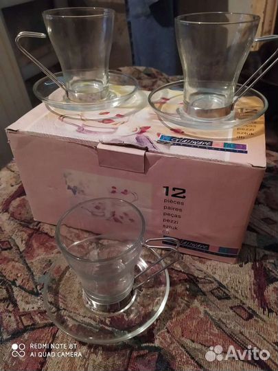 Бокалы. новые. Для дачи