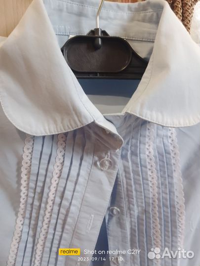 Школьная рубашка для девочки 146 152